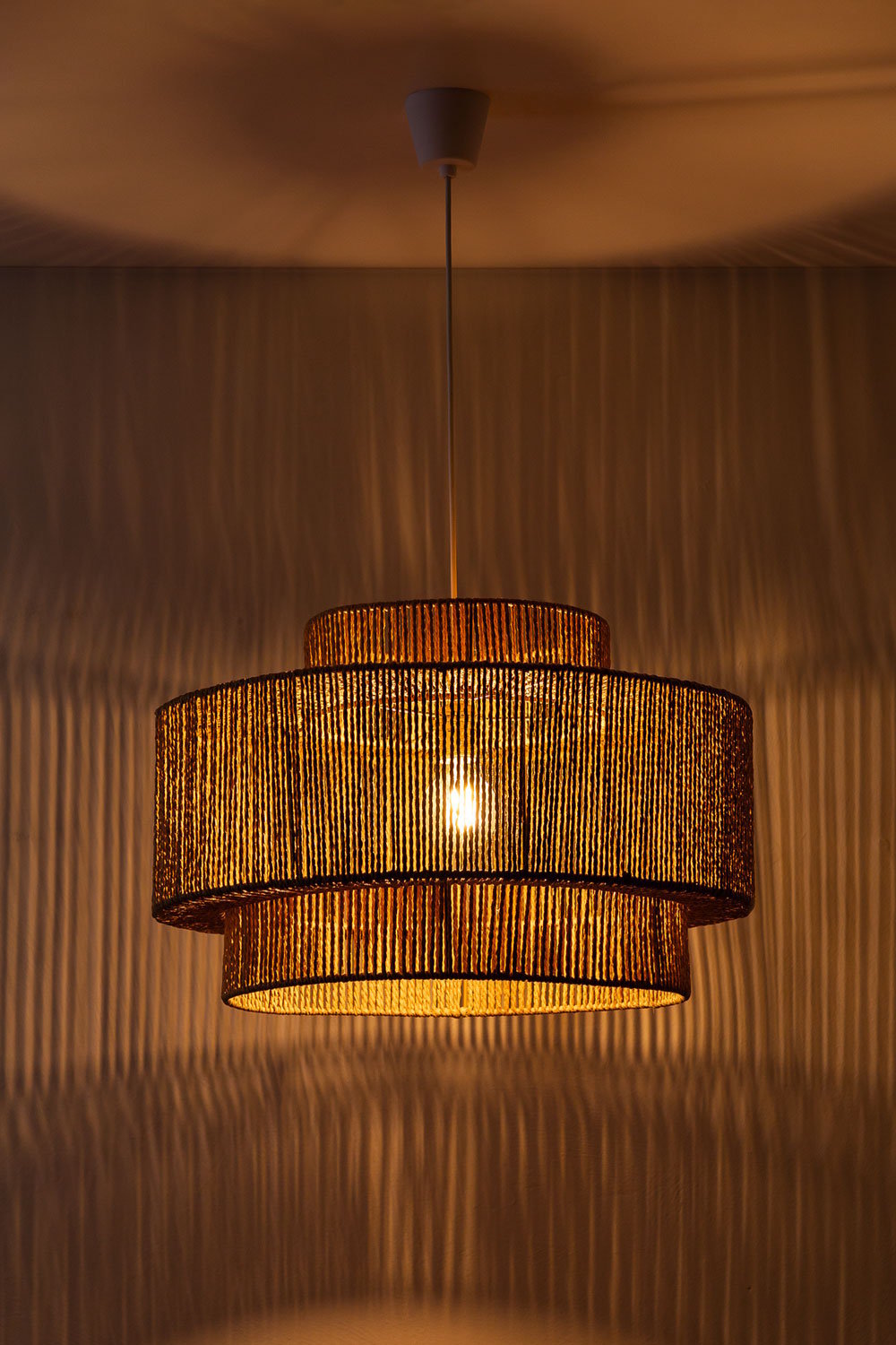 Kena outdoor woven paper ceiling lamp, gallery image 3