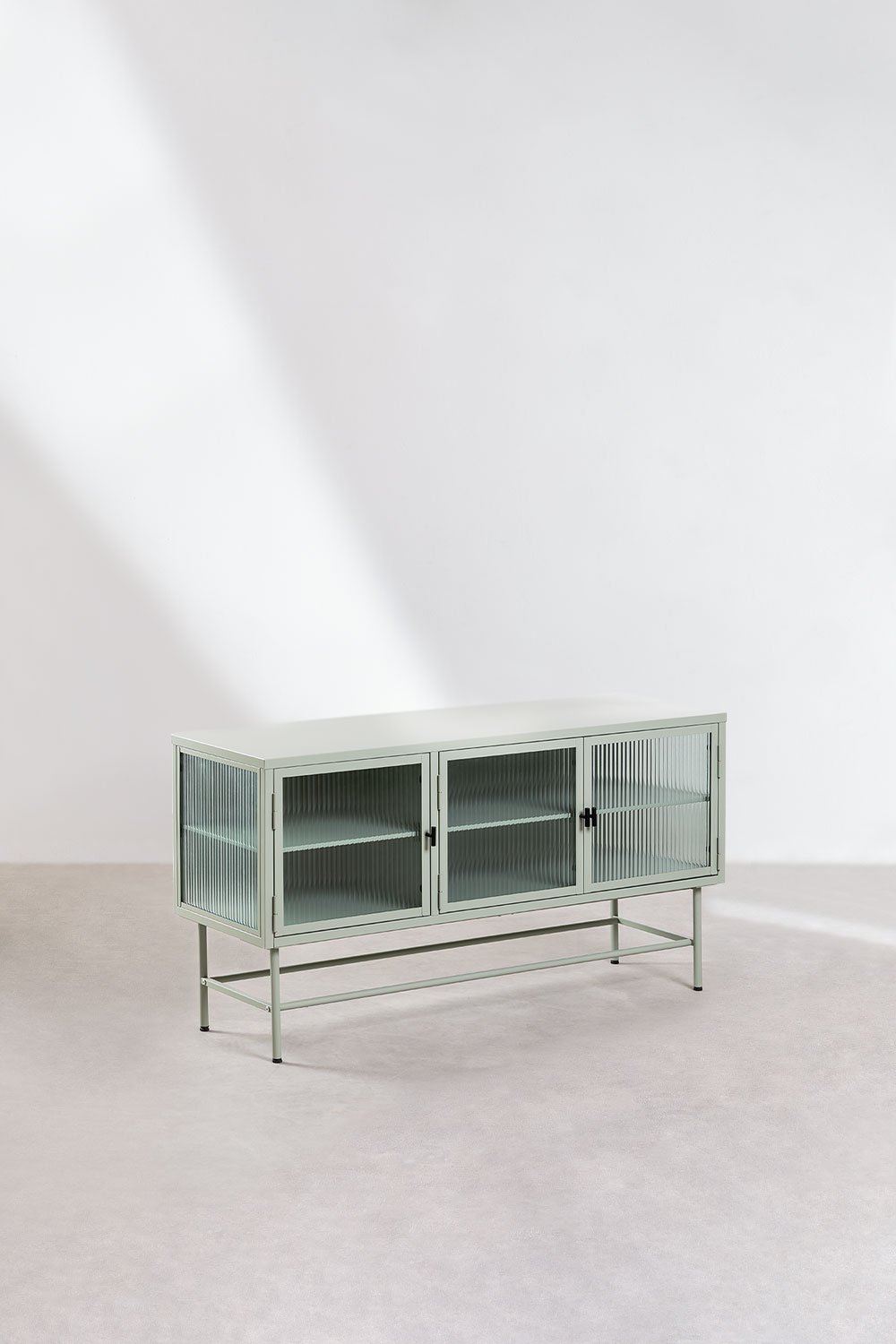 Metal & Glass TV Cabinet Vertal, gallery image 2