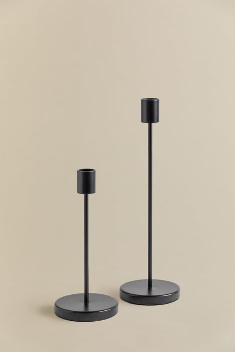 Aridaina set of 2 metal candle holders