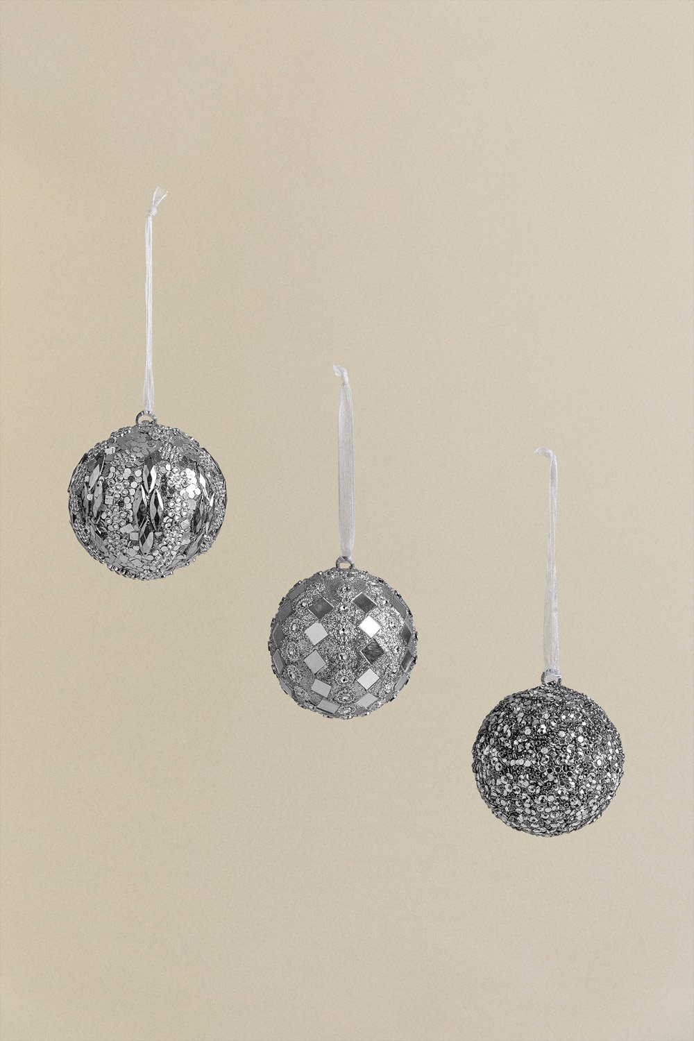 Set of 3 Christmas Ornaments Venia, gallery image 2