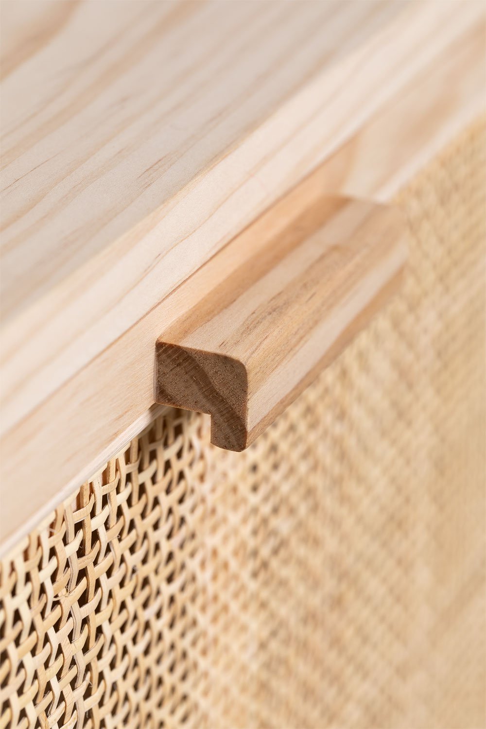 Rattan & Wooden Chest of Drawers Reyna, gallery image 5