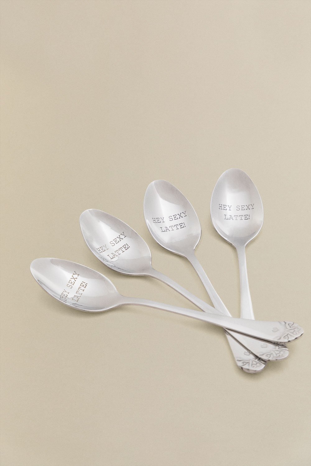 Set of 4 Dessert Spoons Odon , gallery image 1