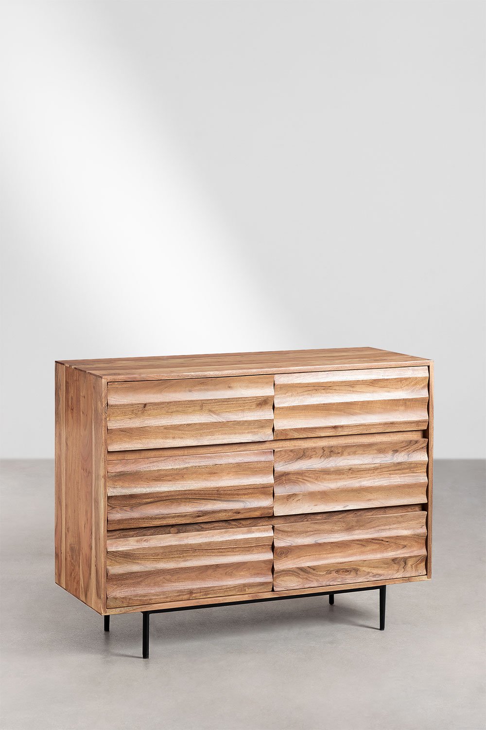 Petter Acacia Wood Chest of Drawers   , gallery image 2