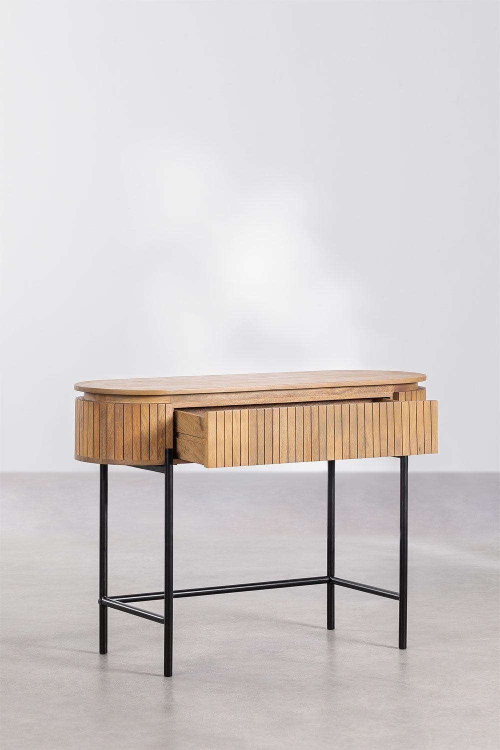 Mango wood entryway console Analis, gallery image 3