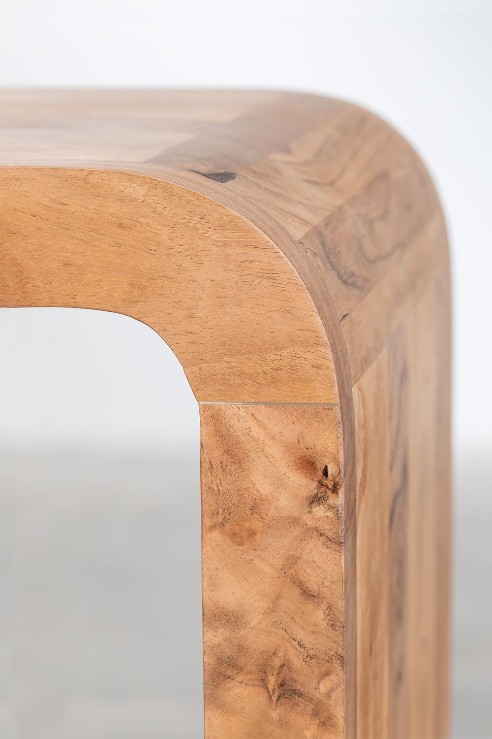 Vacry acacia wood hallway console table, gallery image 4