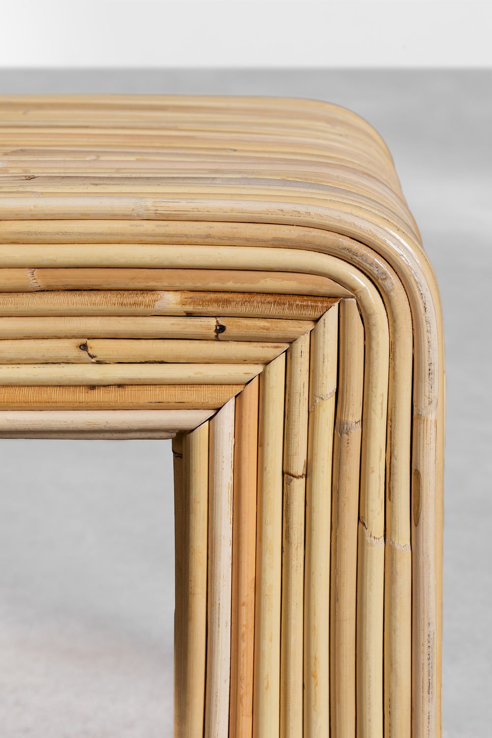 Rectangular Rattan Coffee Table (100x35 cm) Mekides SKLUM