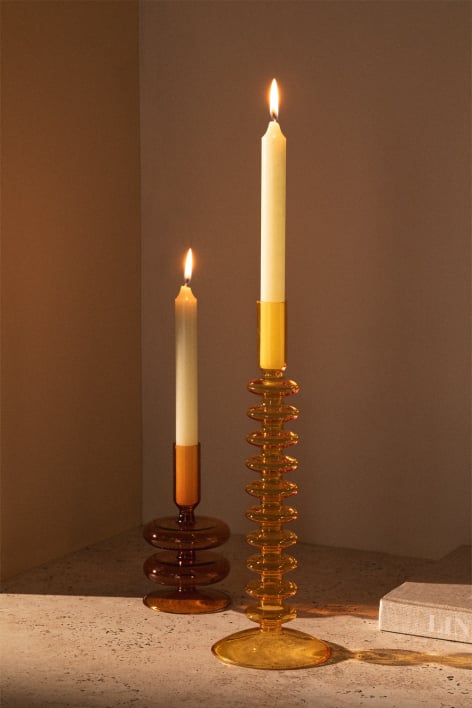 Glass Candle Holder Vallica