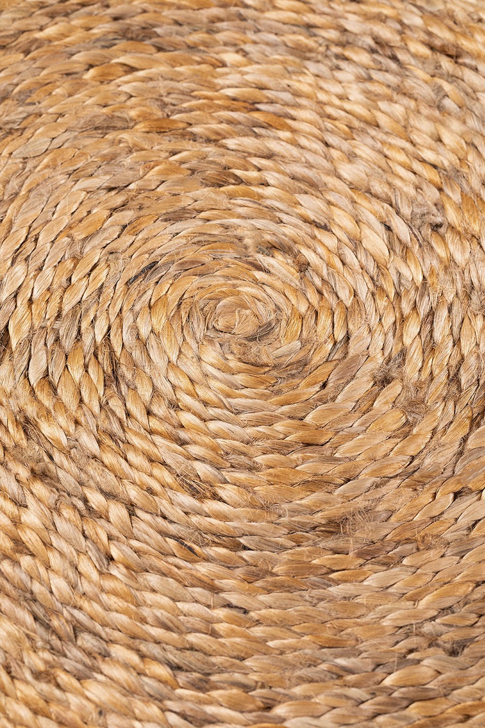 Natural Dagna Jute Rug (Ø153 cm) Metallic, gallery image 2