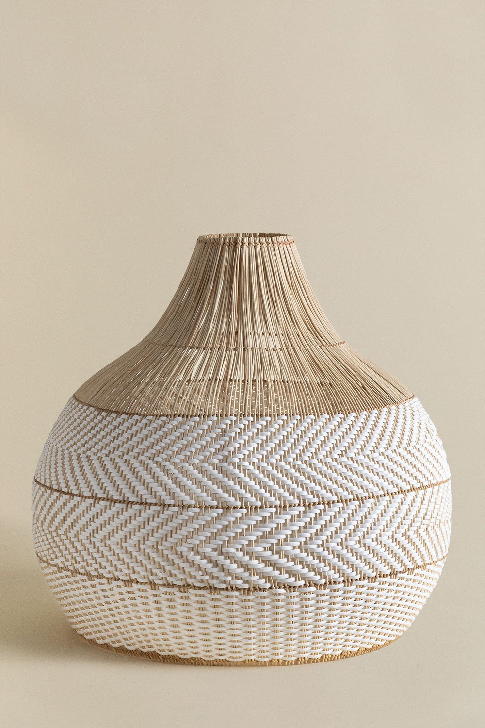 Llaury woven rattan lamp shade, gallery image 2
