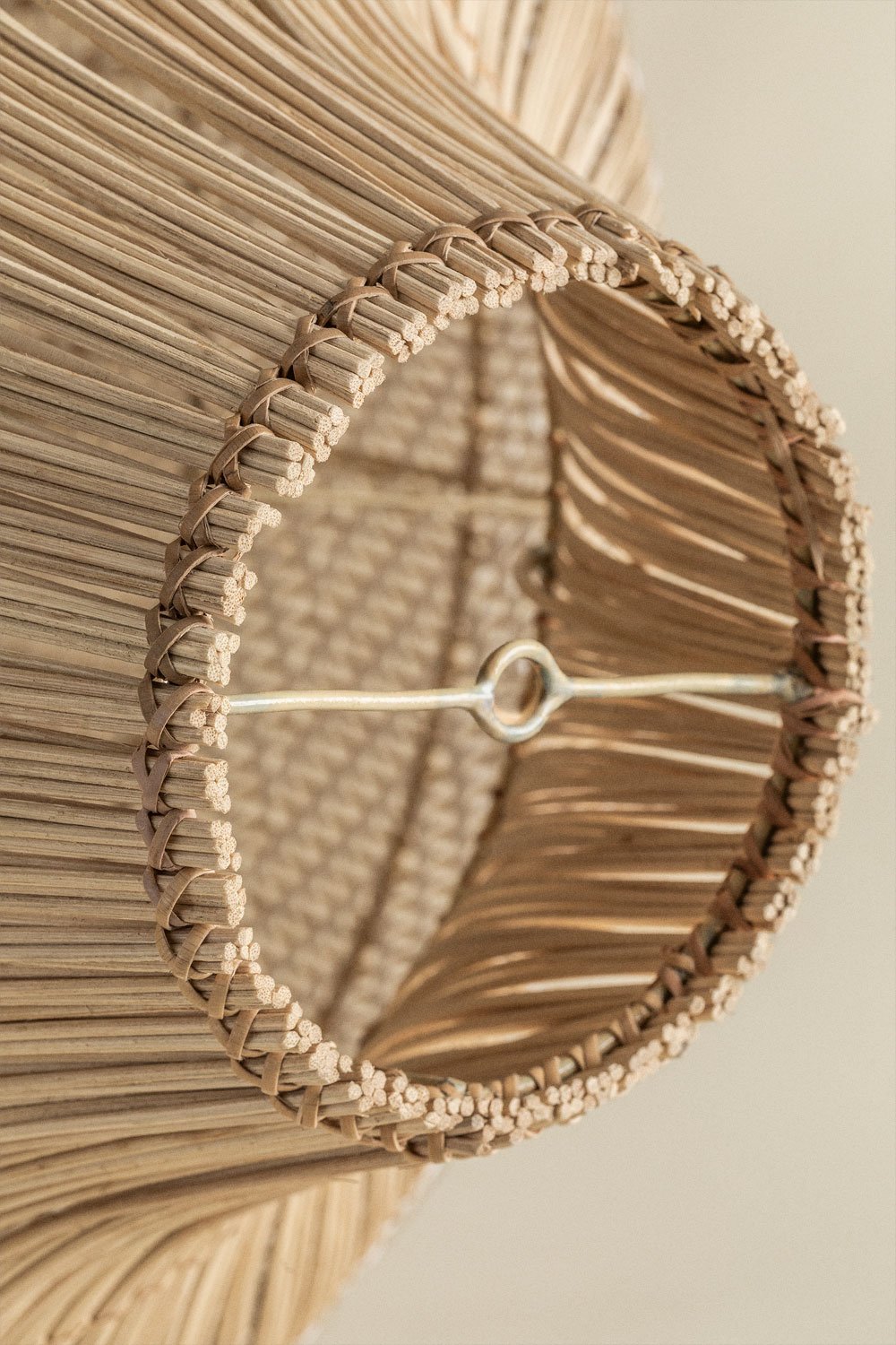 Llaury woven rattan lamp shade, gallery image 3