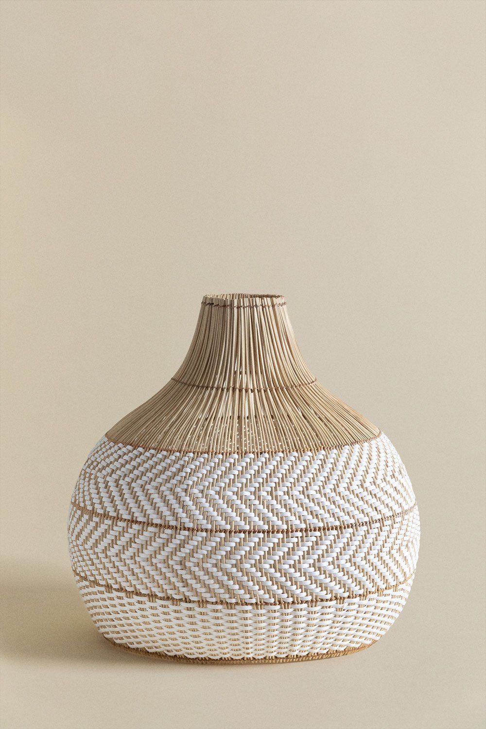 Llaury woven rattan lamp shade, gallery image 1