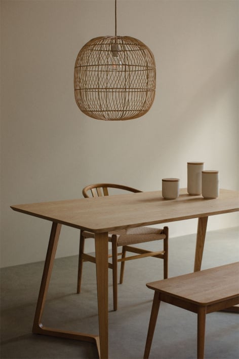 Rattan Ceiling Lamp API (Ø50cm)