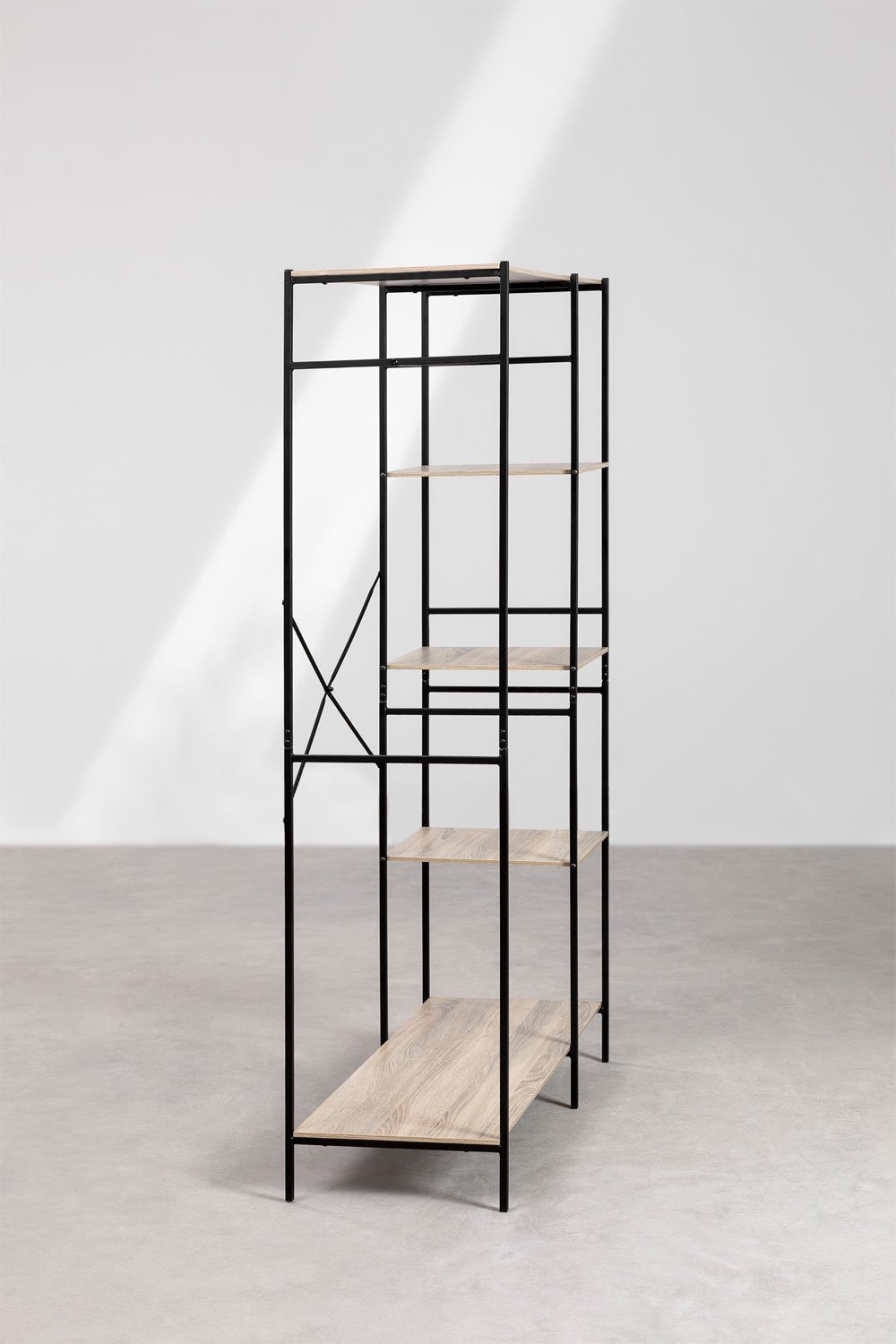 Open wooden and metal cabinet Baxter, gallery image 4