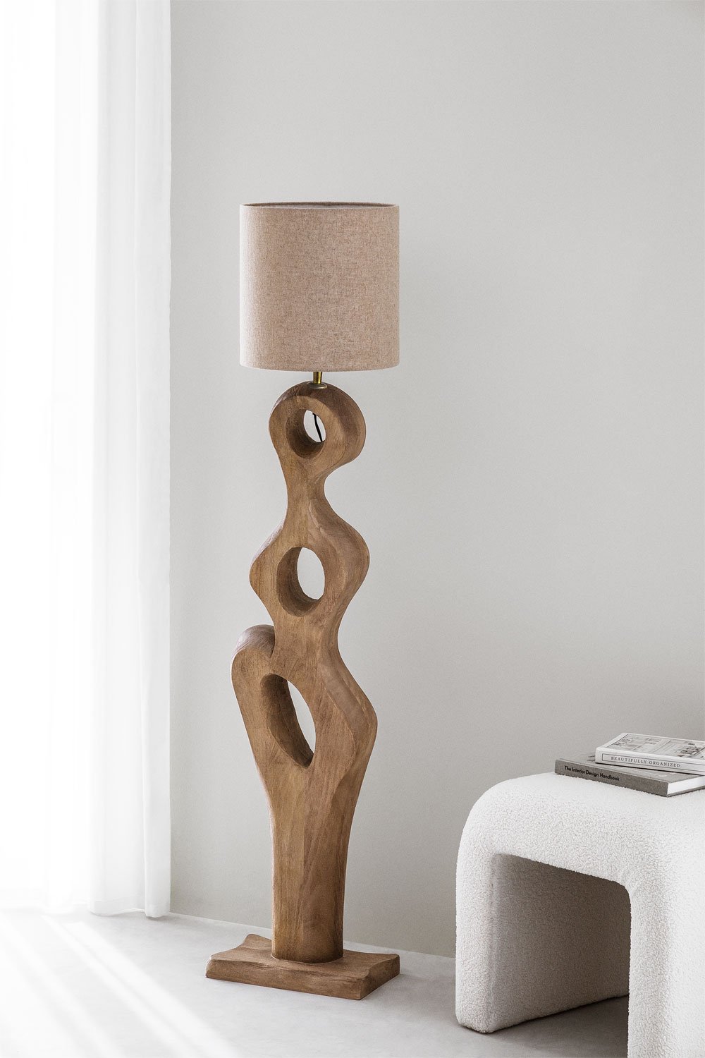 Mango wood hot sale lamp base