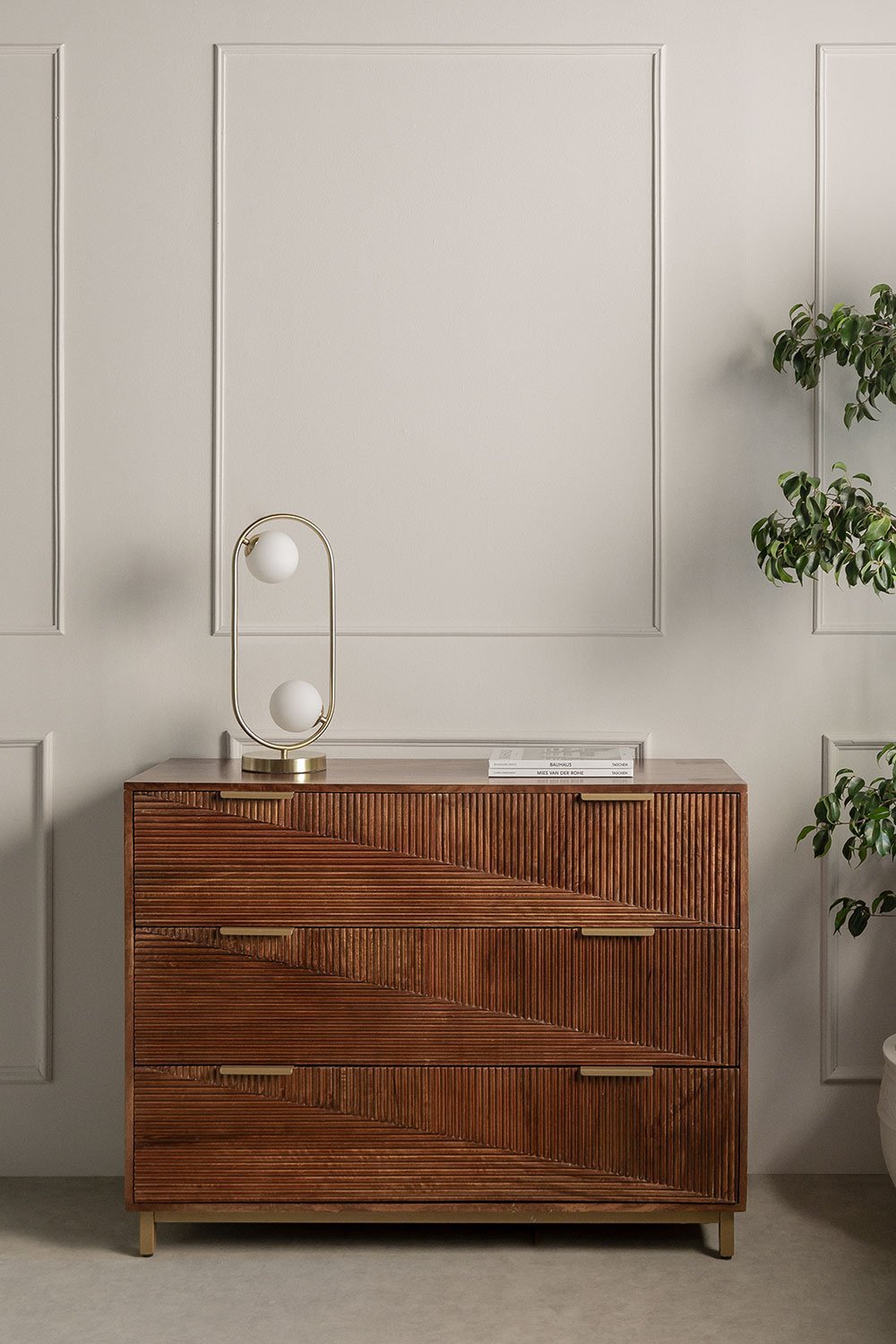 Baty Mango Wood Chest of Drawers, gallery image 1