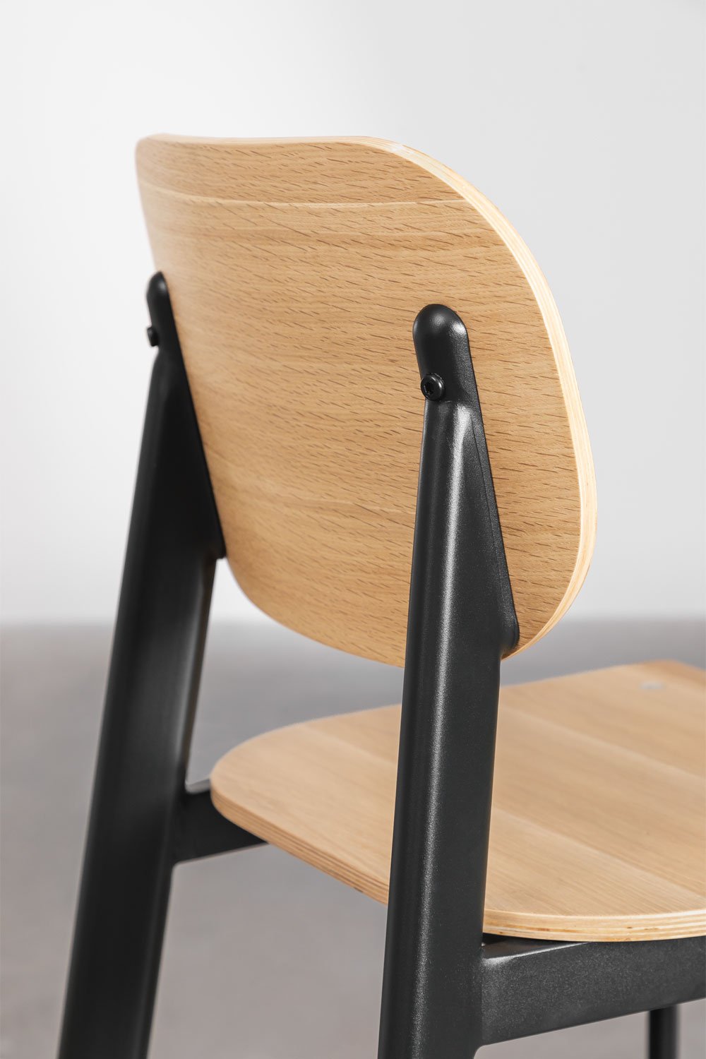 High stool 65 cm in oak veneer And, gallery image 7