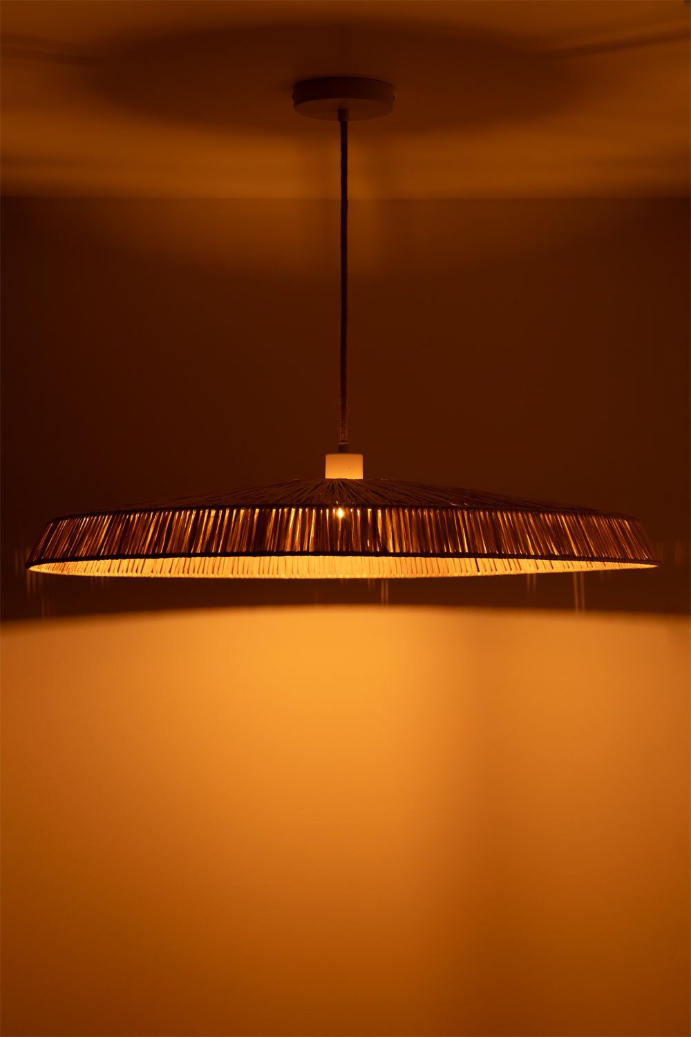 Raffia Velcko Ceiling Lamp, gallery image 2