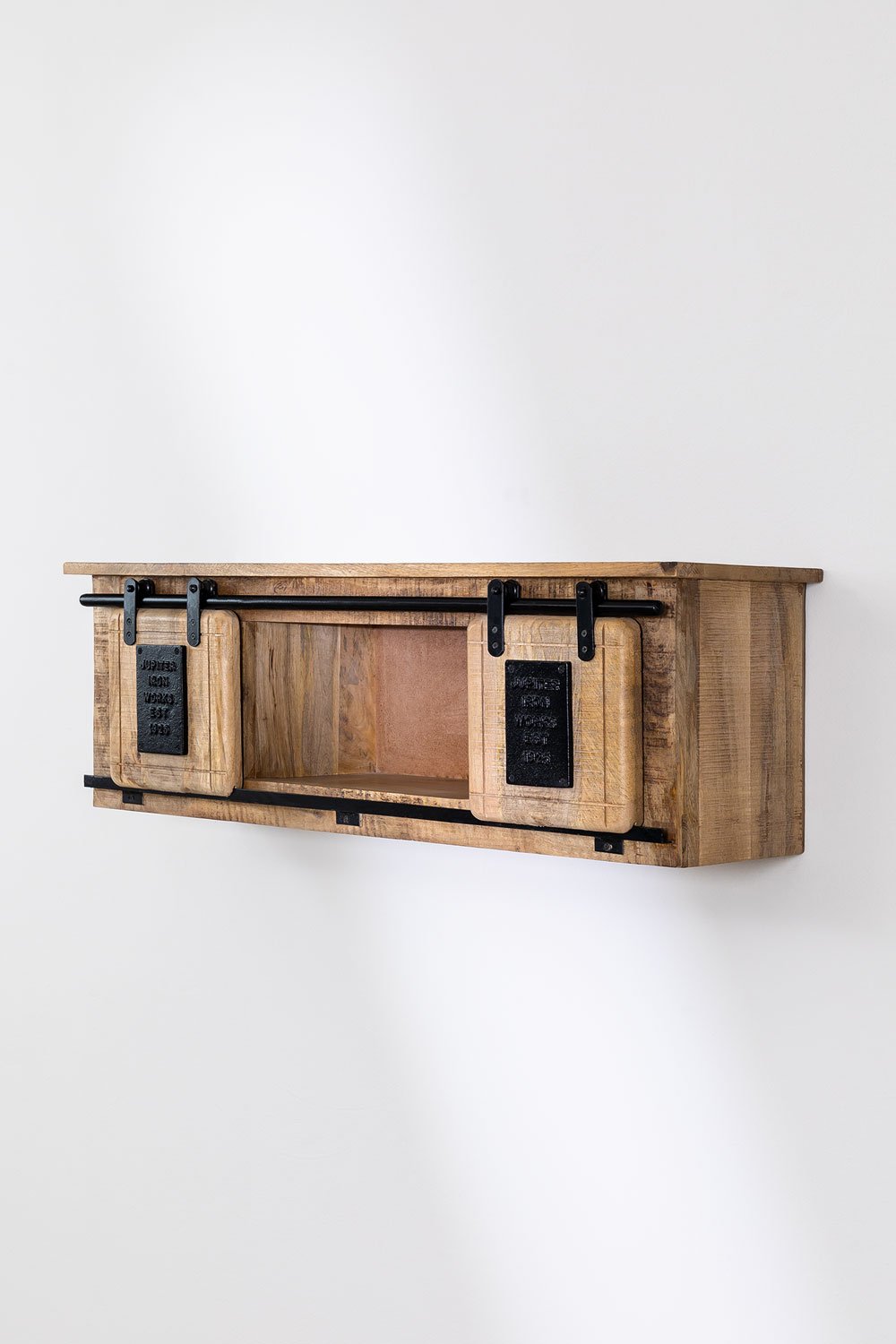 Uain mango wood wall shelf, gallery image 2