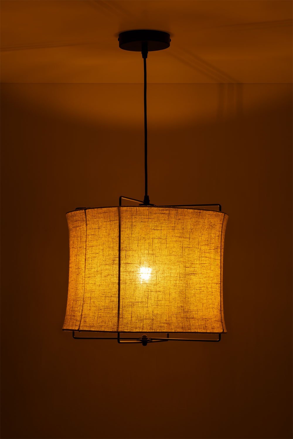 Linen Ceiling Lamp Alfie , gallery image 2