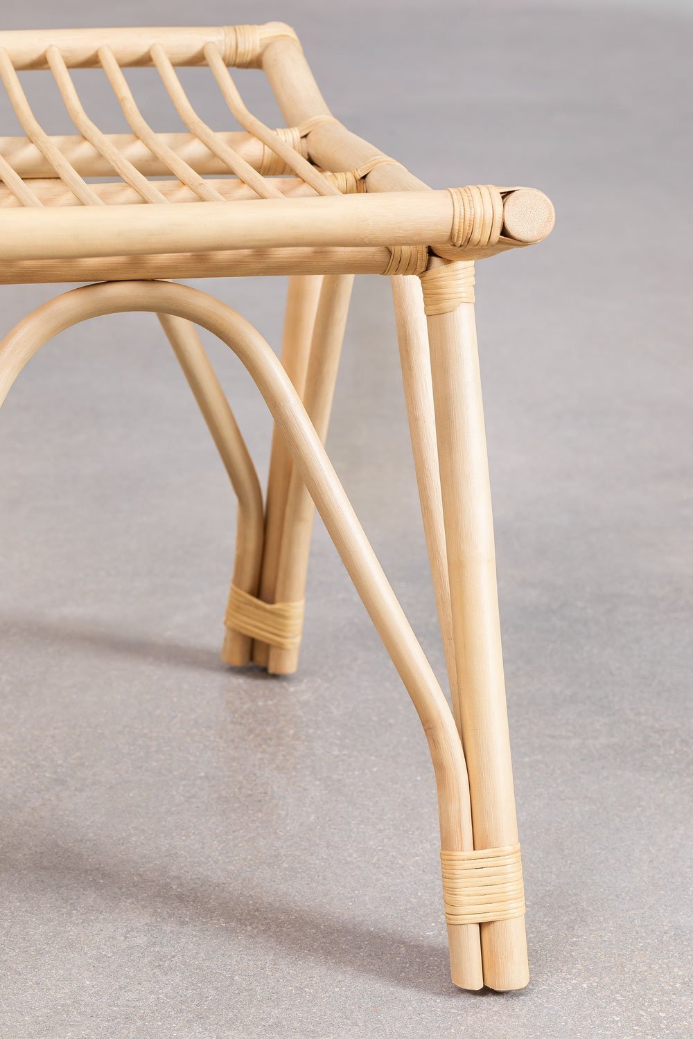 Trevijon Low Rattan Stool SKLUM