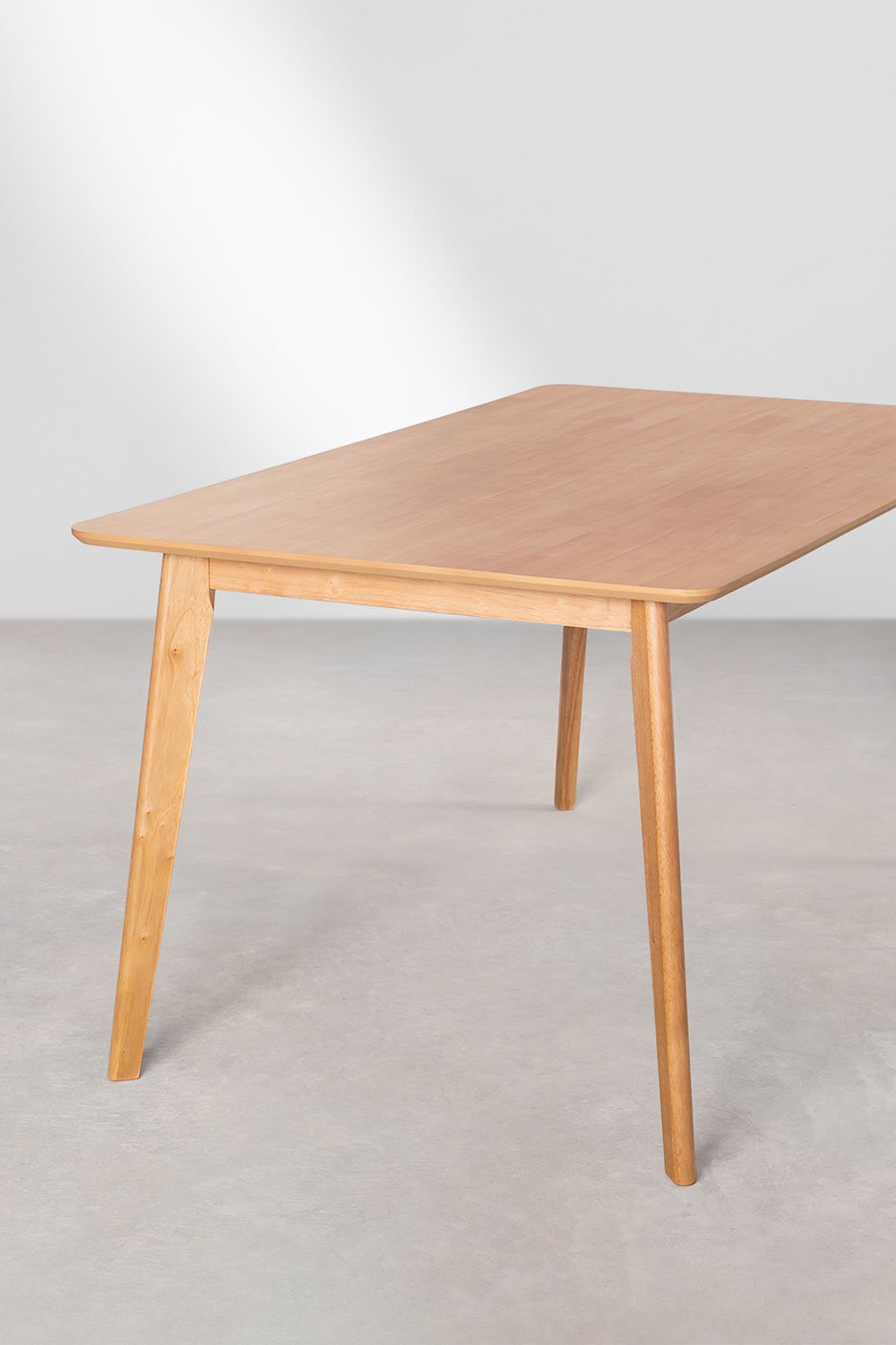 Rectangular dining table 150x90 cm in Kerhen wood, gallery image 4