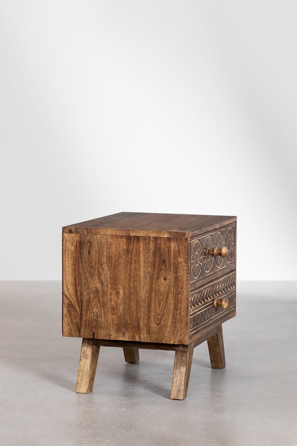 Surins mango wood nightstand   , gallery image 2