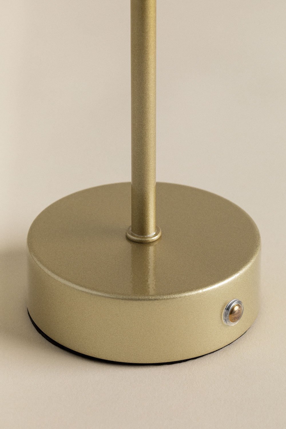 Eunice Gold Wireless LED Table Lamp in Iron and Crystal, gallery image 6