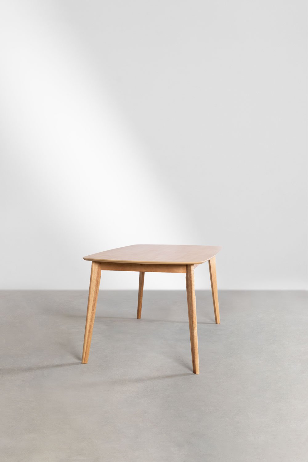 Rectangular dining table 150x90 cm in Elba wood, gallery image 3