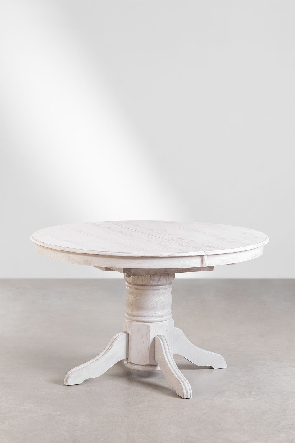 Oval Wooden Extendable Dining Table Ektra (128-178x120 cm) , gallery image 2