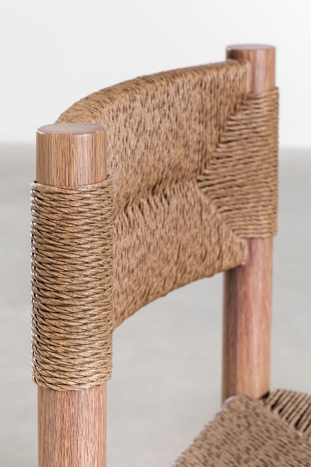 Greitiel synthetic wicker and aluminum dining chair, gallery image 5