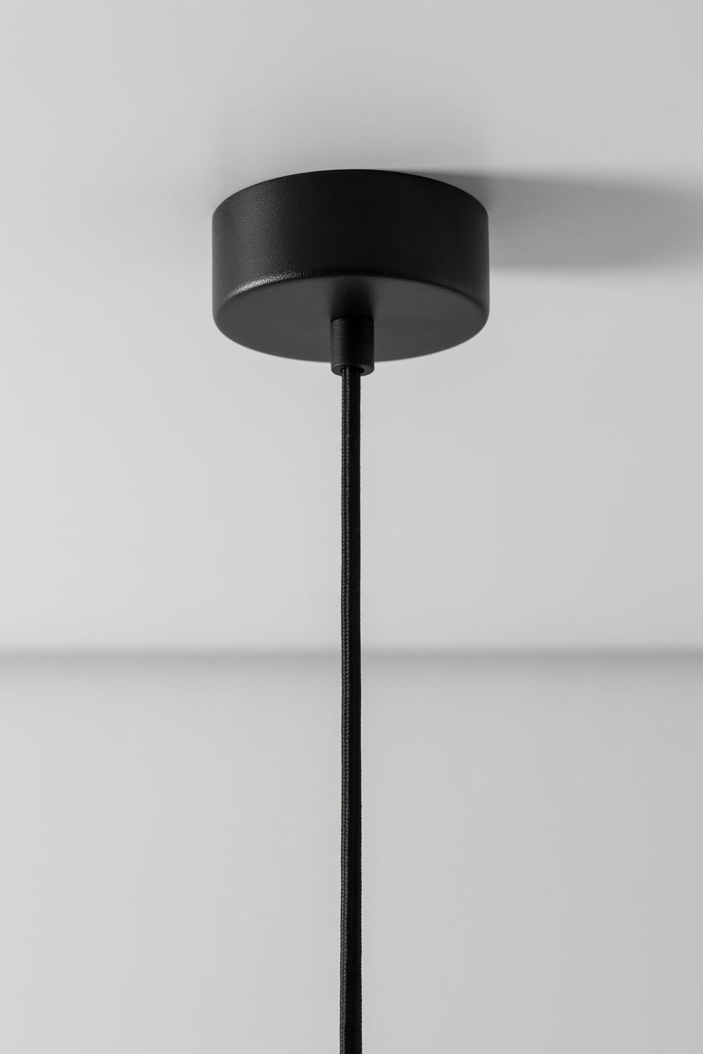 Ceiling lamp in cement with Bublik glass ball, gallery image 4