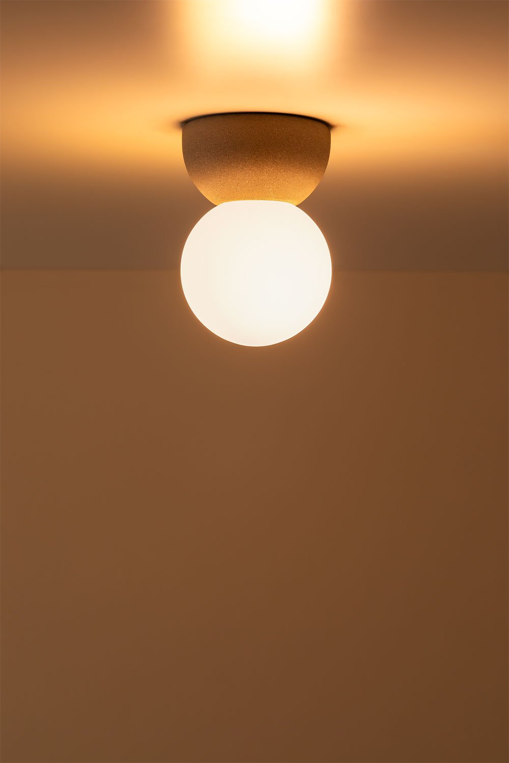 Bublik Ceiling Light in Cement, gallery image 2