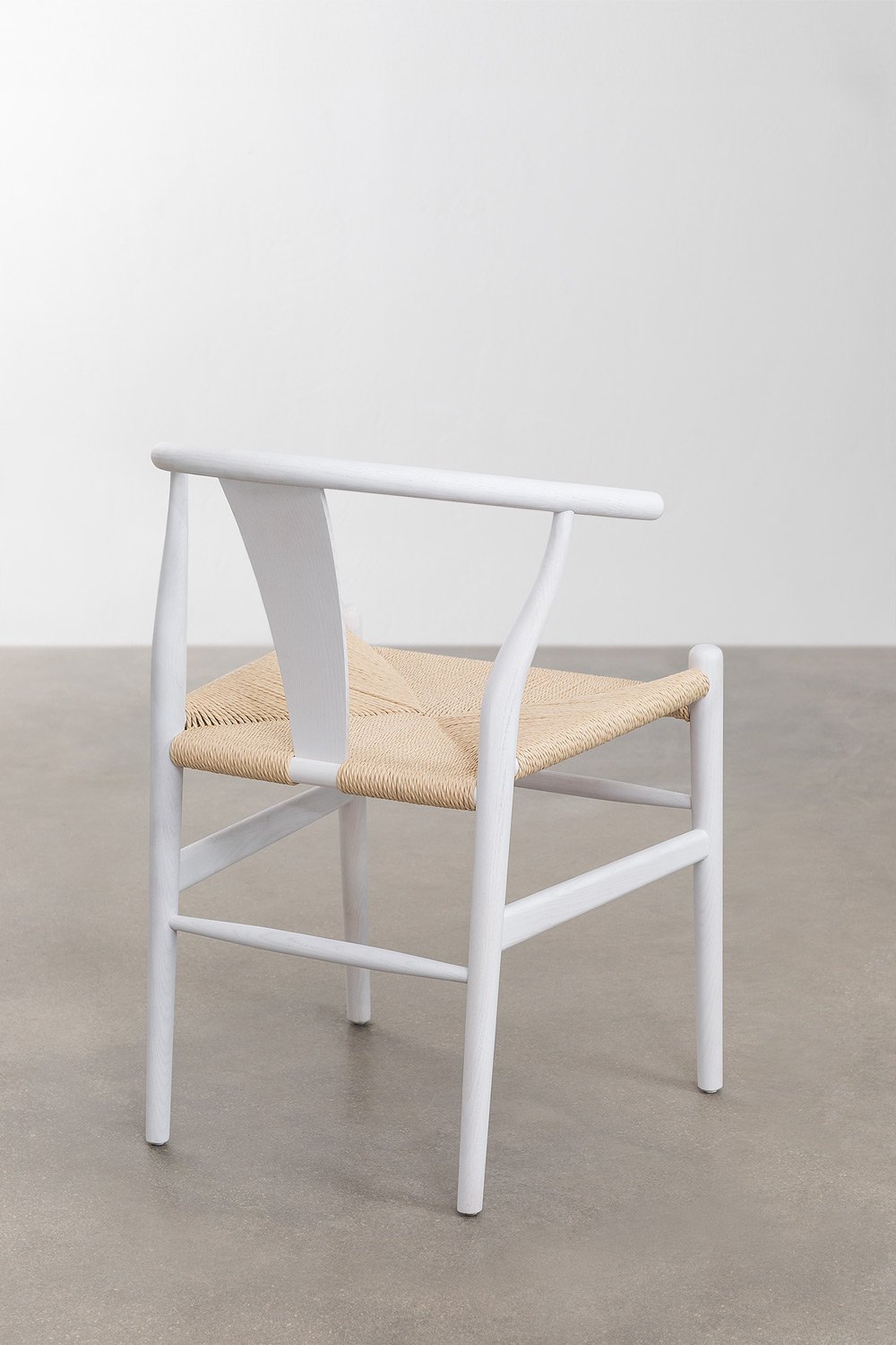 Elm wood dining chair Uish Edition, gallery image 5