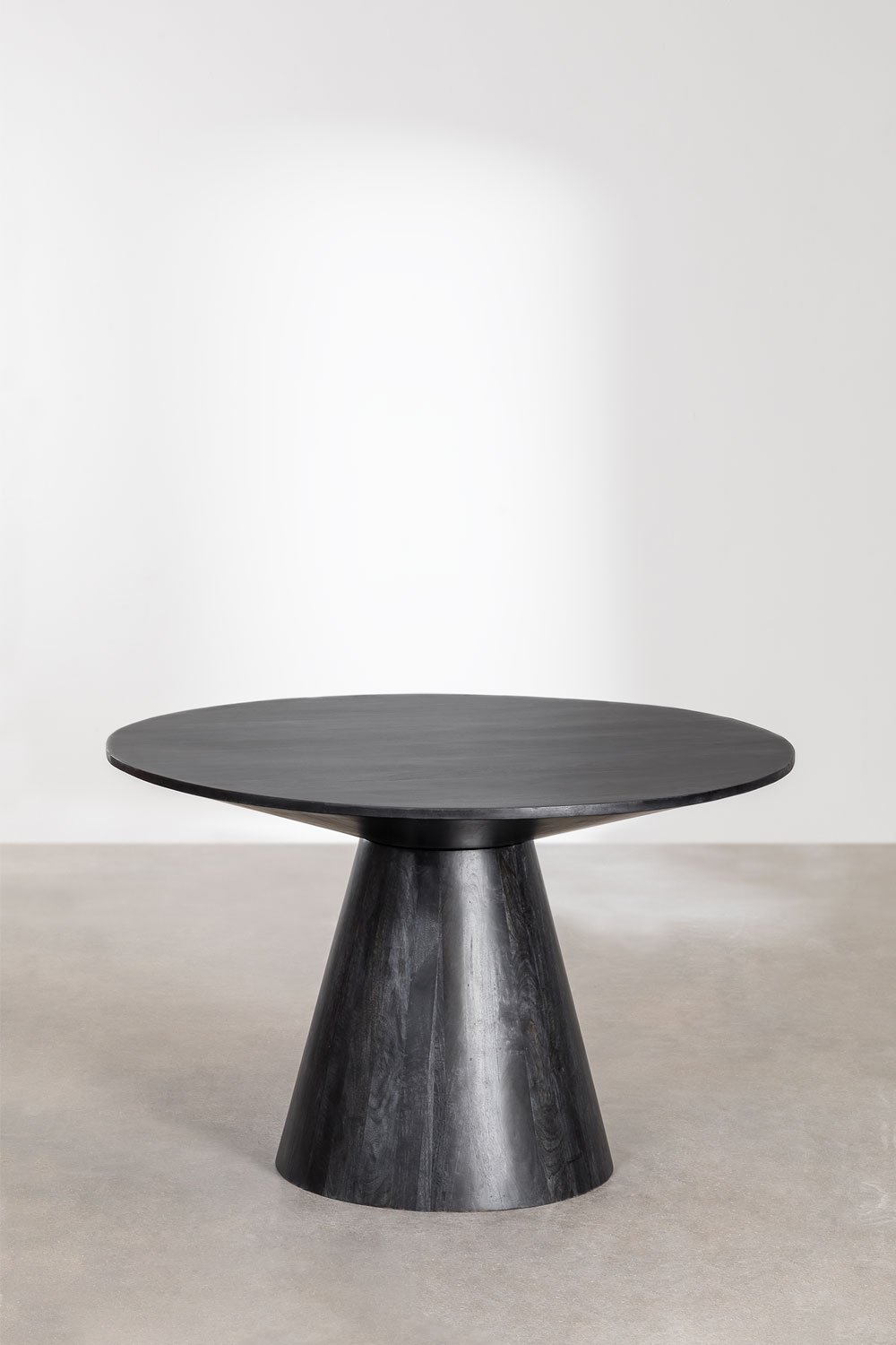 Round Mango Wood Dining Table Weymar (Ø120 cm) , gallery image 2