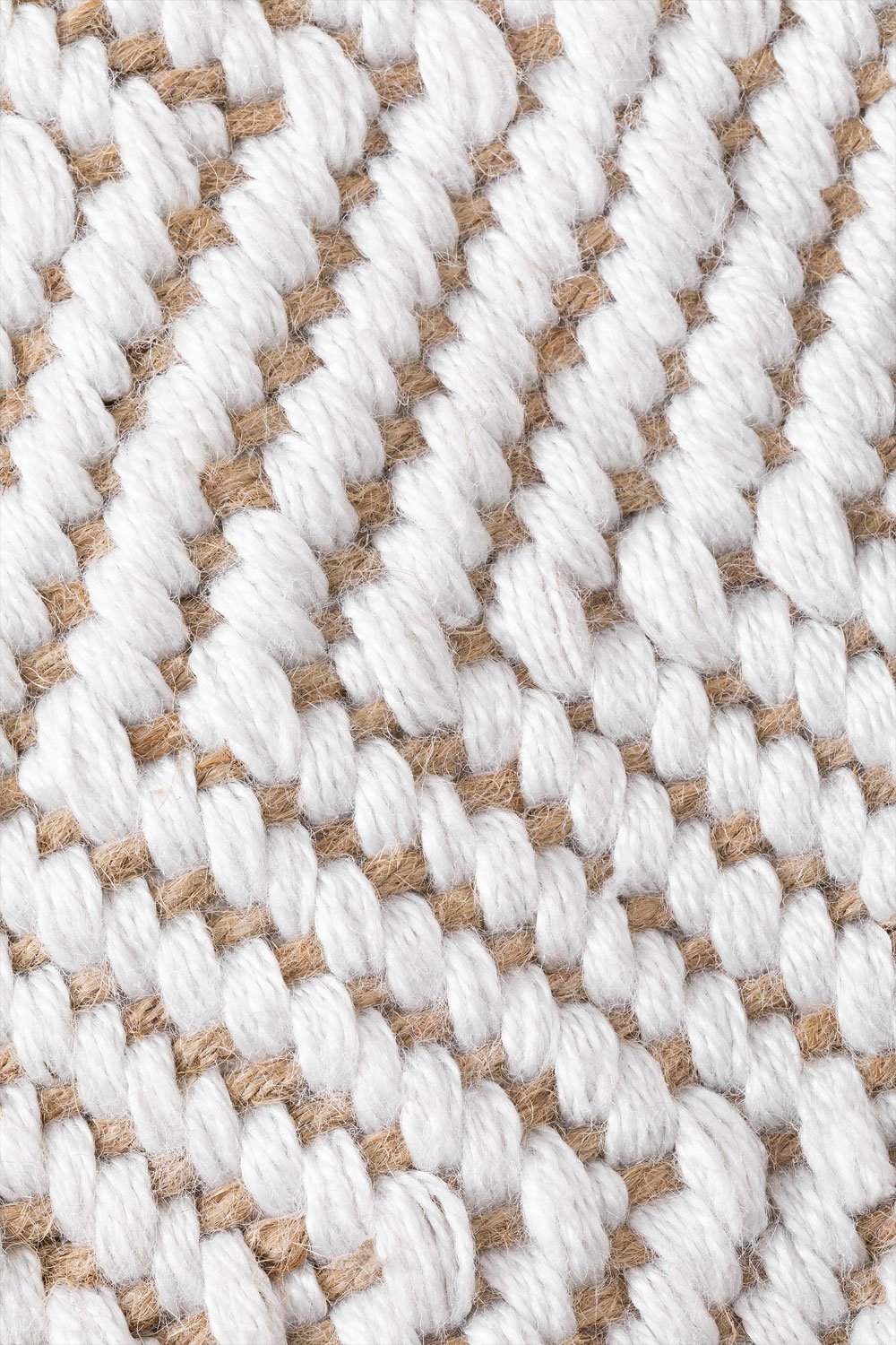 Rectangular rug 200x300 cm in polyethylene and jute Maxandra, gallery image 3