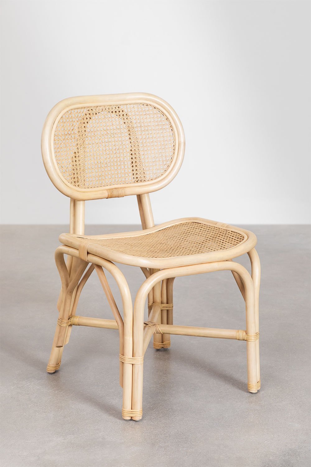 Caleb Rattan Dining Chair, gallery image 2