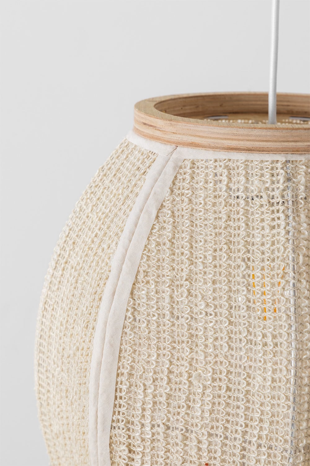 Ziyec linen pendant ceiling lamp, gallery image 4