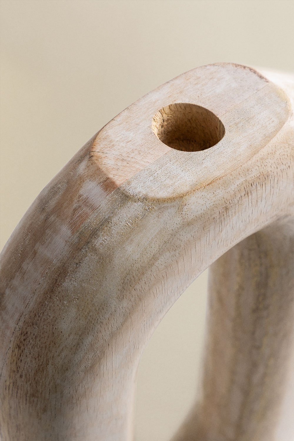 Vase in Kerala mango wood, gallery image 4