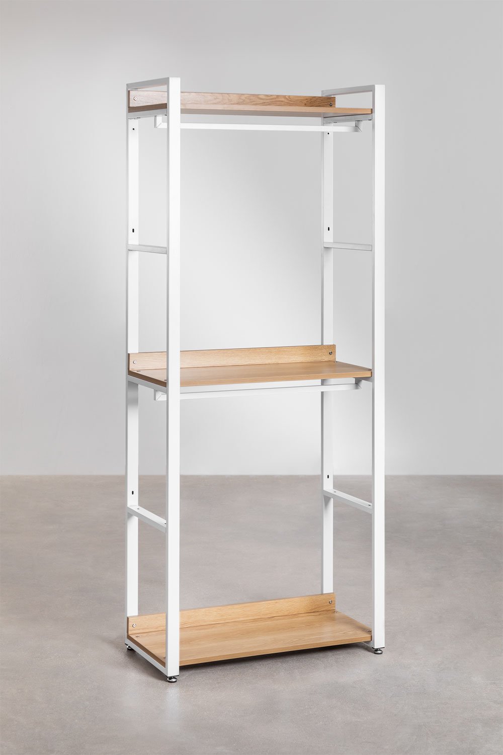 Open wardrobe in steel and MDF Ariaster, gallery image 3