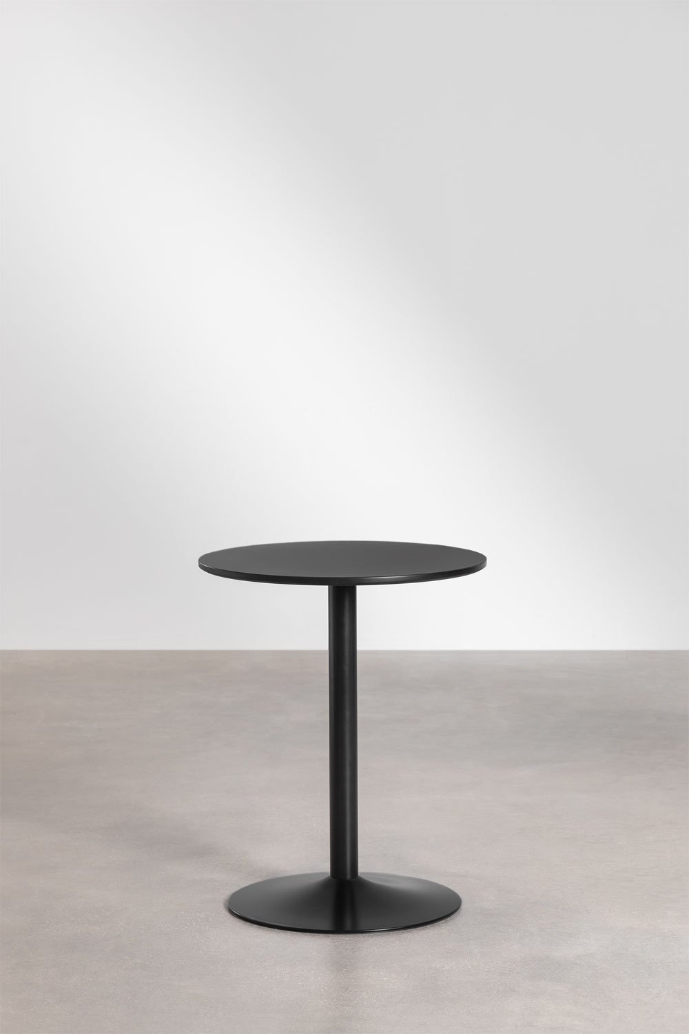 Round dining table in MDF and iron Yvetta, gallery image 3