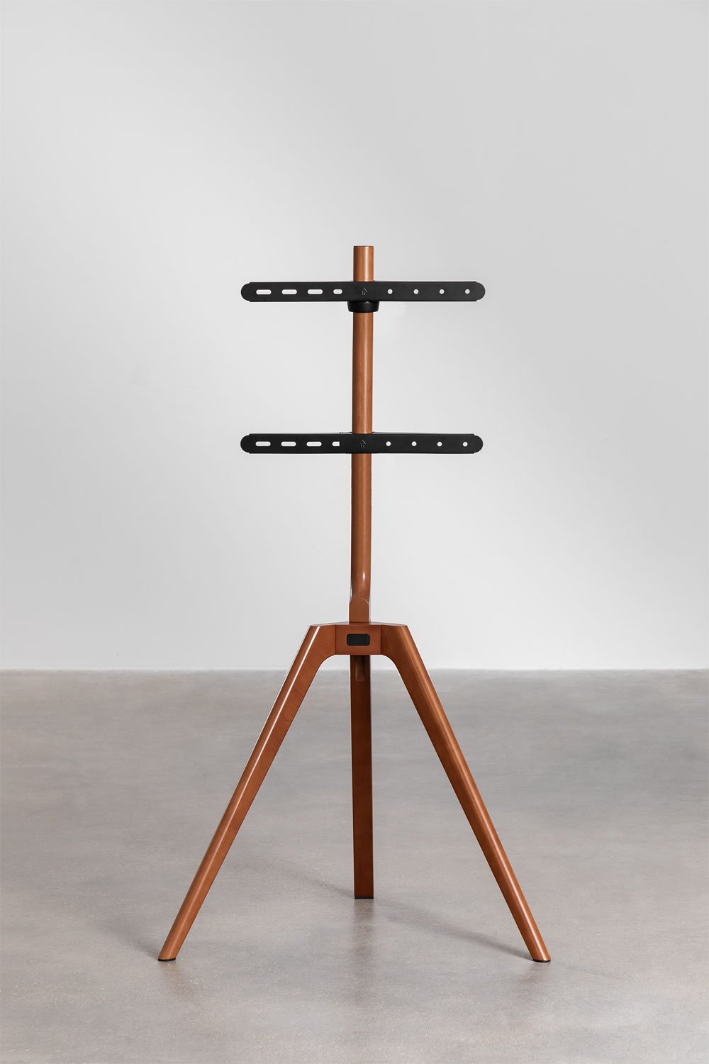 Curtiz Steel and Wood TV Tripod Floor Stand, gallery image 3