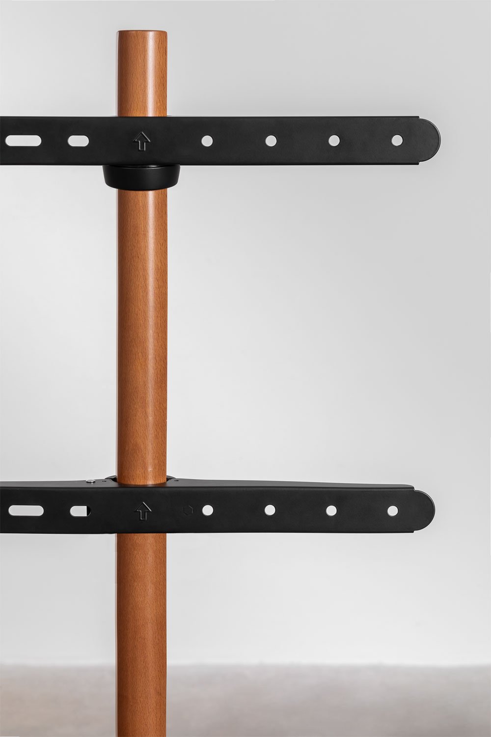 Curtiz Steel and Wood TV Tripod Floor Stand, gallery image 6