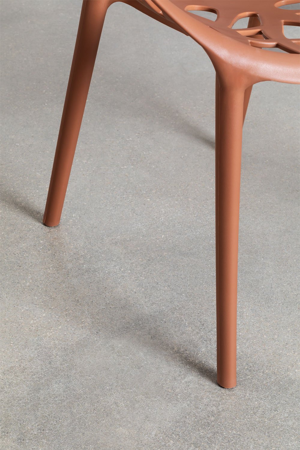 Pack of 4 stackable garden chairs in polypropylene Ores, gallery image 6