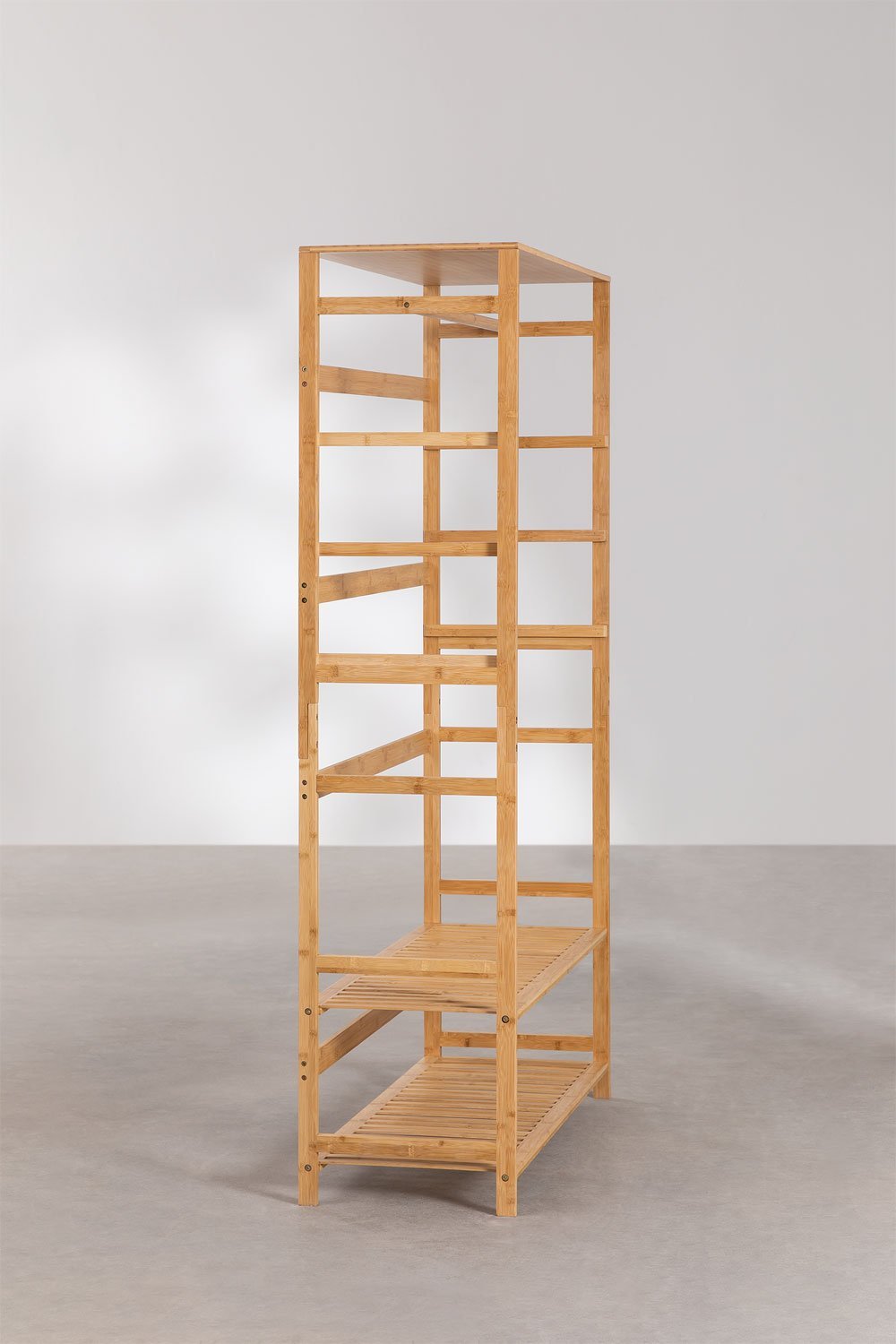 Krauford Bamboo Wood Open Wardrobe, gallery image 4