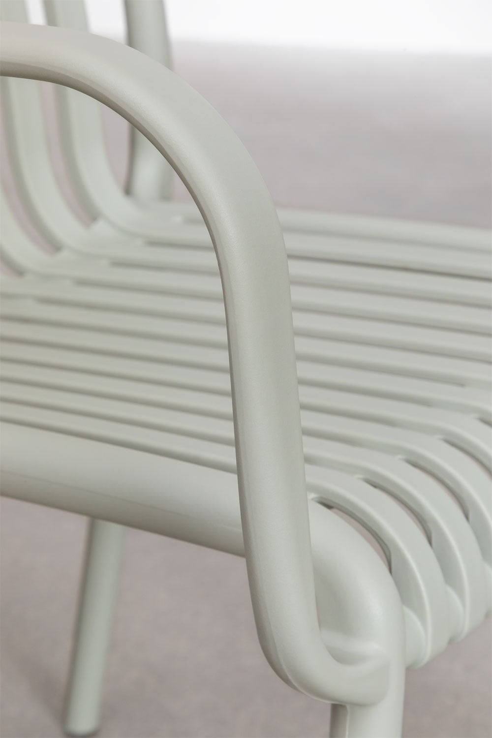 Pack of 2 Wendell polypropylene garden chairs with armrests, gallery image 7
