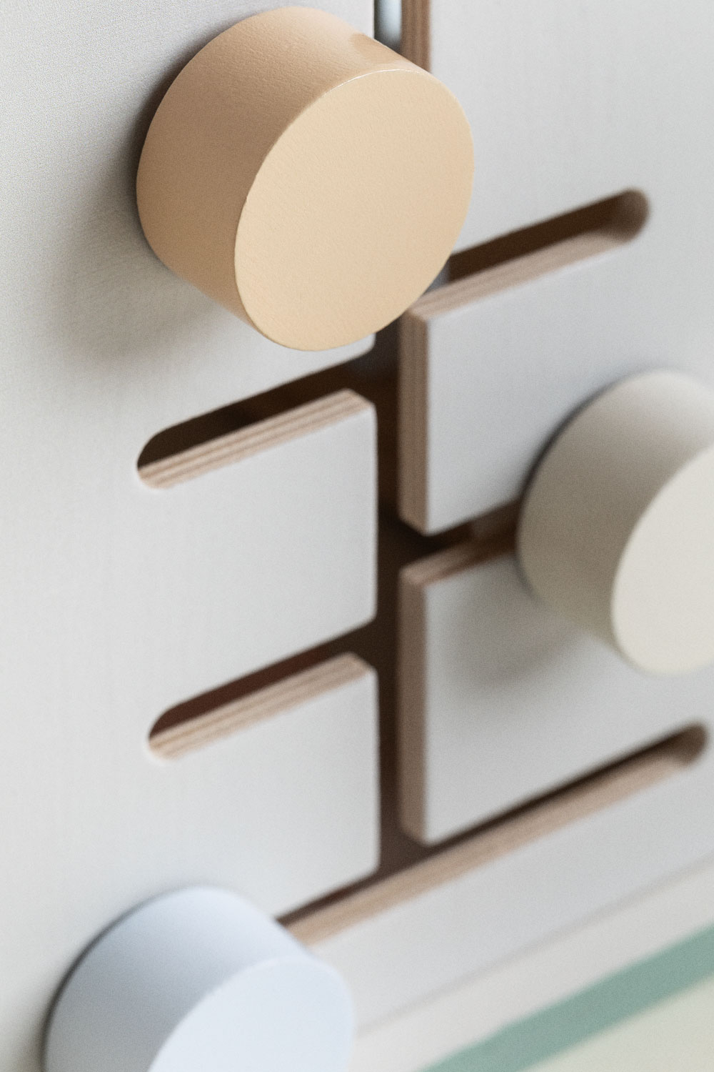 asda wooden activity cube