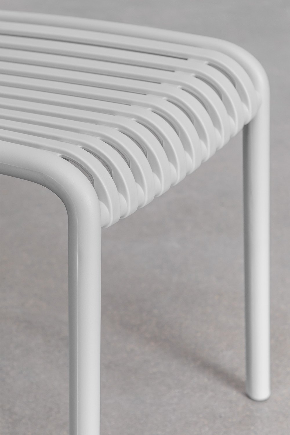 Pack of 2 Wendell polypropylene stackable garden chairs, gallery image 6