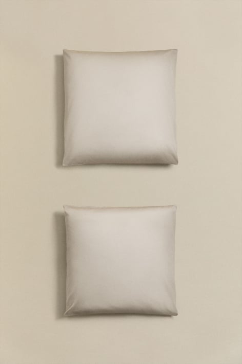 Set of 2 Sampras 300 thread count satin pillowcases