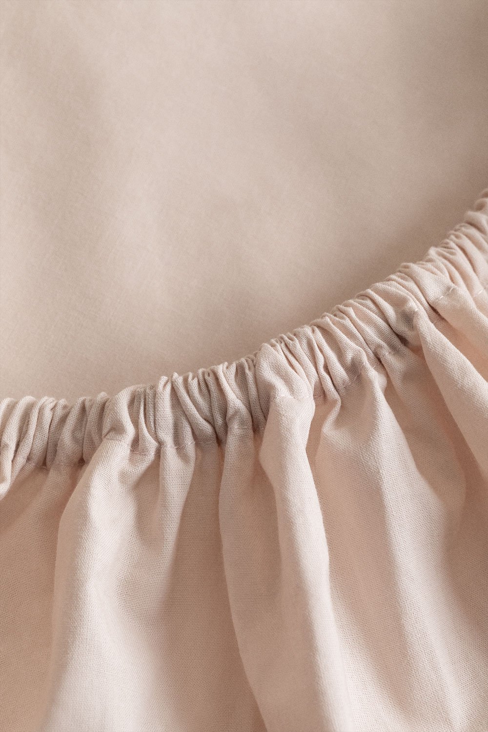 Lesia 180-thread count percale cotton fitted sheet, gallery image 3