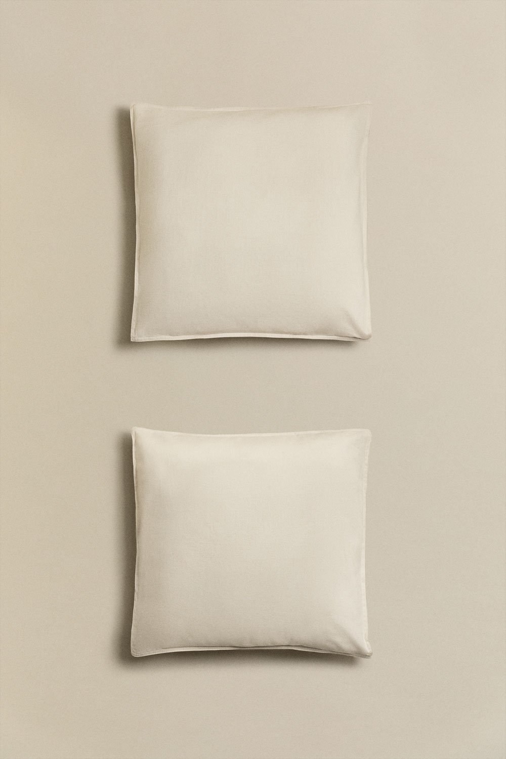 Set of 2 pillowcases in 160g/m² Sorana linen, gallery image 2